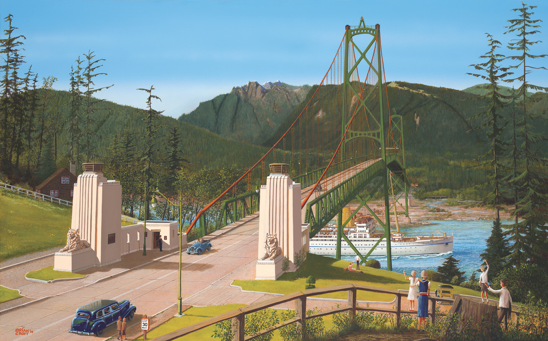 Brian Croft,  Lions Gate Bridge