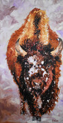 Ann Willsie, Return of the Bison, 24 x 48 oil on canvas