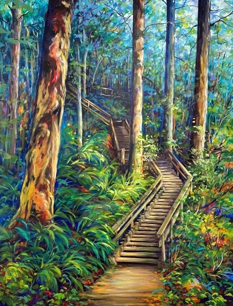 Danyne Johnston, Steps to the Canyon