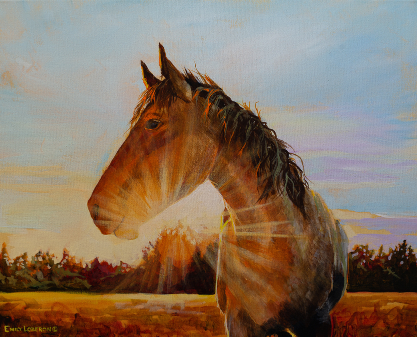 Emily Lozeron, Morning Light Acrylic on Canvas
