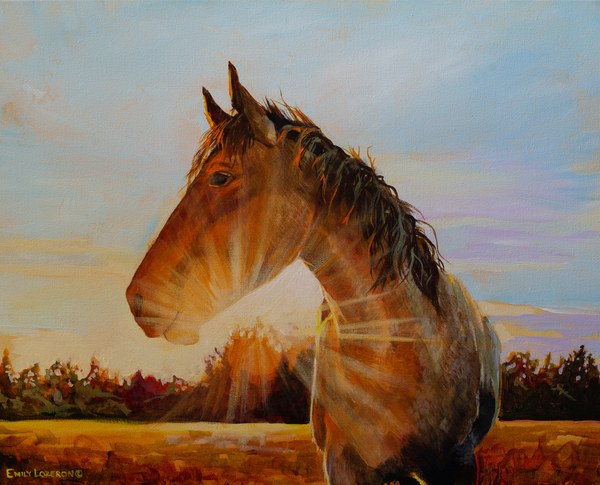 Emily Lozeron, Morning Light Acrylic on Canvas