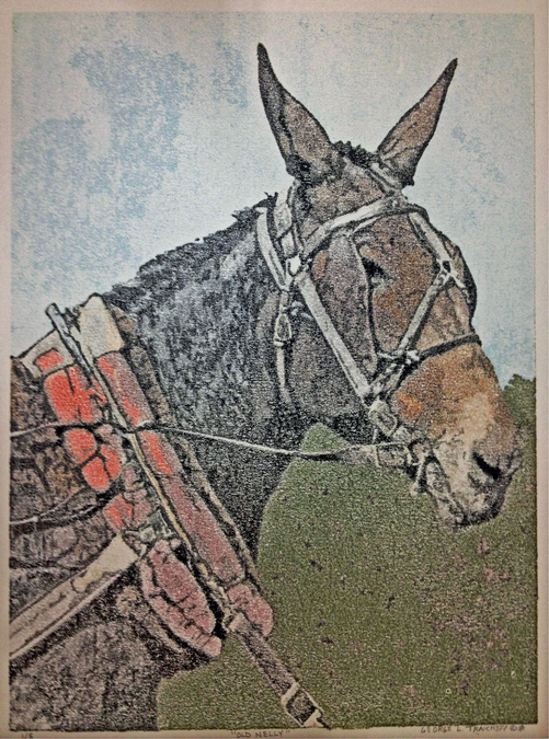 George Traicheff, Old Nelly, stone lithograph