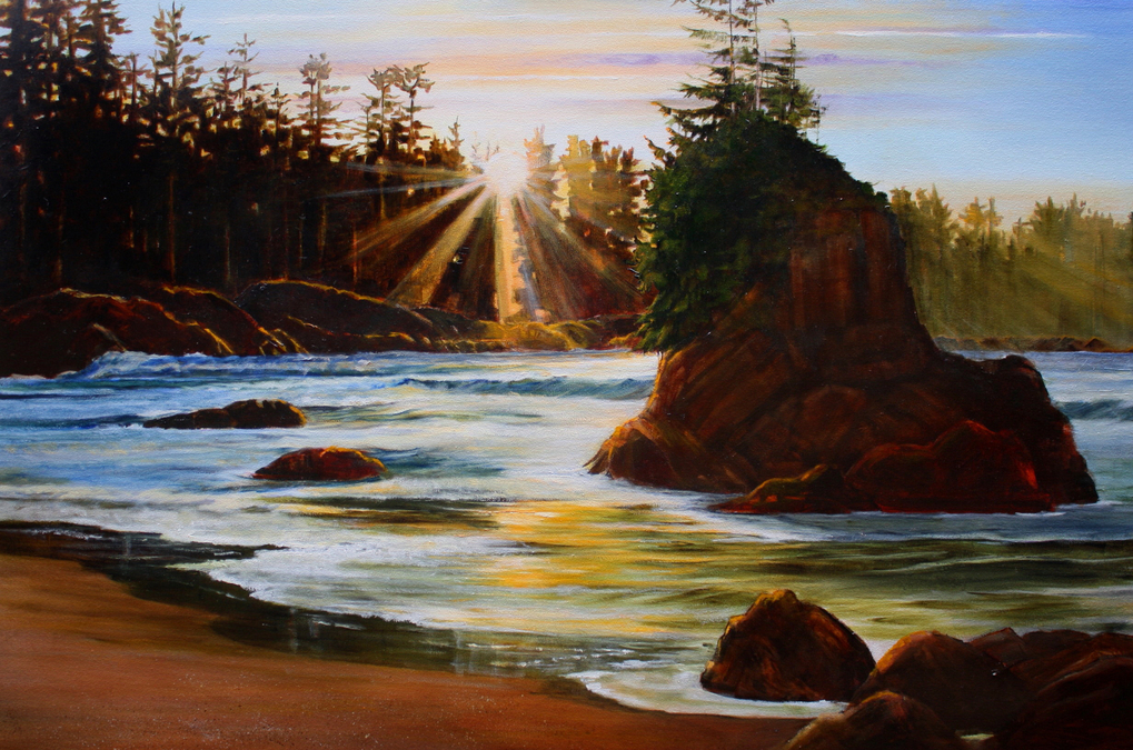 Heidi Lambert, Setting Sun on Brady's Beach