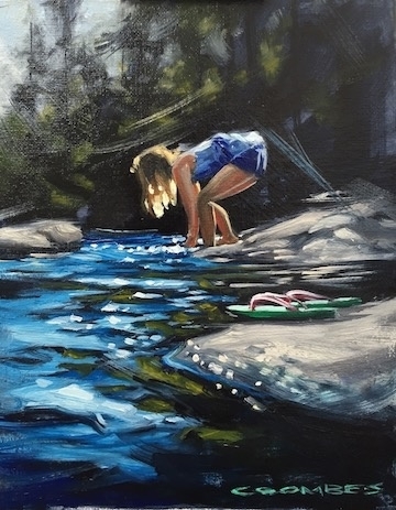 Bryan Coombes, Girl at Stream