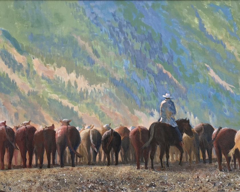 Jack Monk, Cattle Drive