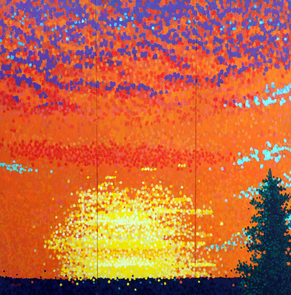Jim Pescott, With Dawn Is Our Future Tryptich