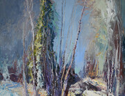 Patricia Falck, Pathways, Oil on Canvas, 16 X 20