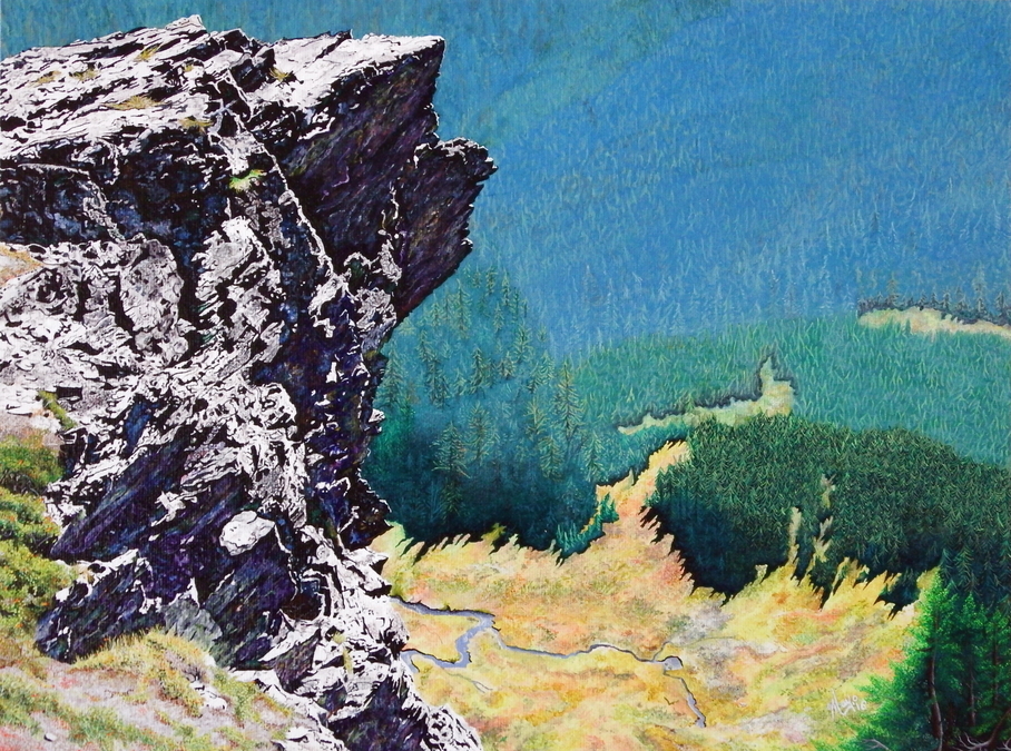 Tony Mayo "Mt. Cheam, Near the Summit"