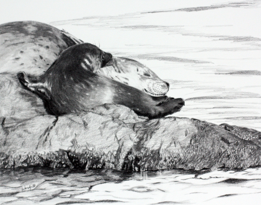 Wendy Mould. Special Moments. Graphite